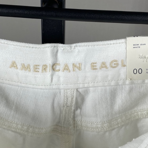 NEW American Eagle Outfitters Jeans Womens 00 white denim skinny preppy boho - Picture 4 of 13